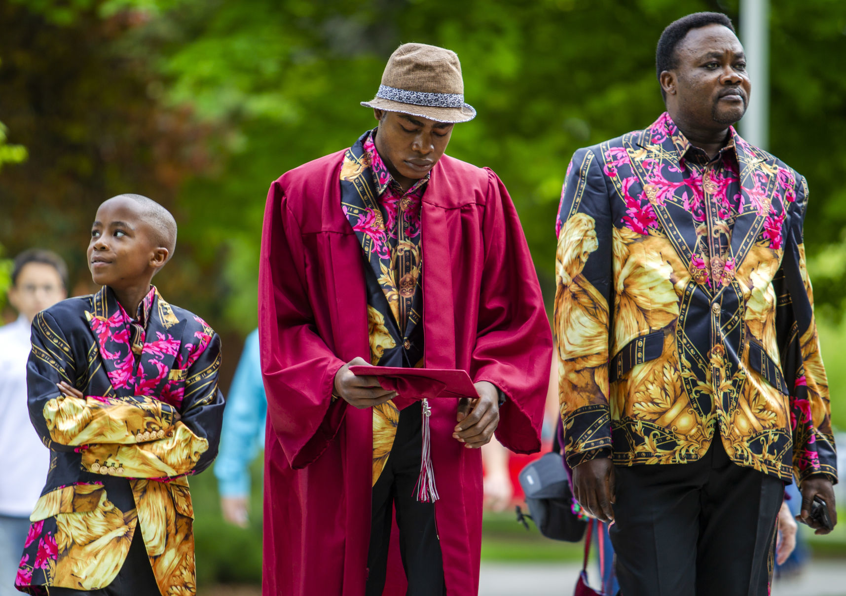 Daniel Nzapalaha graduates